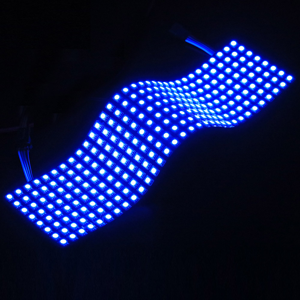 WS2815 RGB 32x8 LED Matrix Display Flexible LED Light Panels WS2815 RGB 32x8 LED Matrix Display Flexible LED Light Panels